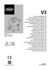 Tennant V3 Manual De Funcionamiento Y Lista De Componentes