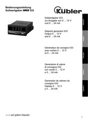 Kübler CODIX 533 Manual De Instrucciones