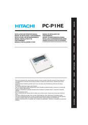 Hitachi PC-P1HE Manual De Instalación Y Funcionamiento