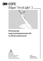 3M ESPE Elipar FreeLight 2 Instrucciones De Manejo