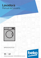 Beko WMB 81042 PTLM Manual Del Usuario