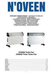 N'oveen CH6000 Timer Turbo Fan Manual De Instrucciones