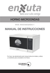 Enxuta MOENX0325DG-1 Manual De Instrucciones