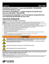 Cooper Lighting Solutions SELRA50 Serie Instrucciones De Instalación