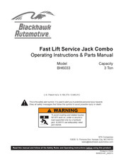 Blackhawk Automotive BH6033 Manual De Piezas E Instrucciones De Funcionamiento