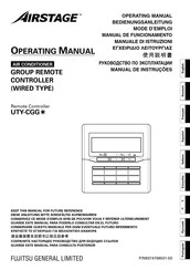 AIRSTAGE UTY-CGG Serie Manual De Funcionamiento