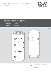 Solar Energy FWSS 1000 V7-RH Manual De Instrucciones Para Instalación