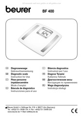 Beurer BF 400 Instrucciones Para El Uso