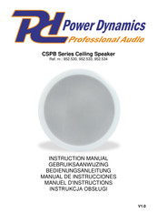 Power Dynamics 952.533 Manual De Instrucciones