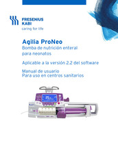 Fresenius Kabi Agilia ProNeo Manual De Usuario