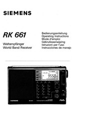 Siemens RK 661 Instrucciones De Manejo