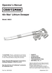 Craftsman 98021 Manual Del Operador