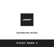 Bose SOUNDLINK MICRO Manual