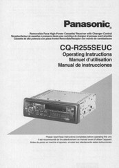 Panasonic CQ-R255SEUC Manual De Instrucciones