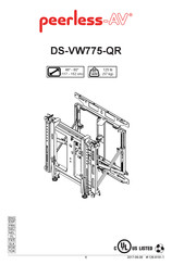 Peerless-Av DS-VW775-QR Manual Del Usuario