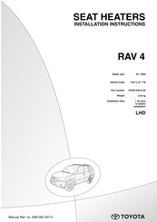 Toyota PZ455-X0310-00 Instrucciones De Instalación