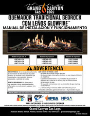 Grand Canyon Gas Logs LDBT-DW48 Manual De Instalación Y Funcionamiento