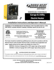 Dura Heat EWH9615 Instrucciones De Instalación Y El Manual De Propietario