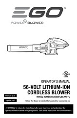 Ego Power+ LB5300-FC Manual De Funcionamiento