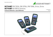 Gossen MetraWatt METRAHIT PM TUNE Instrucciones De Servicio