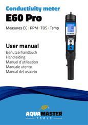 AquaMaster Tools E60 Pro Manual Del Usuario