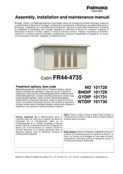 Lemeks Palmako FR44-4735 Instrucciones De Montaje, Instalación Y Funcionamiento