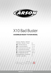 Carson X10 Bad Buster 500402127 Indicaciones De Seguridad