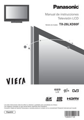 Panasonic TX-26LXD80F Manual De Instrucciones