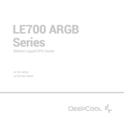 Deepcool LE700 WH ARGB Manual Del Usuario