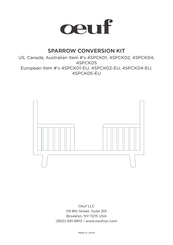 Oeuf SPARROW 4SPCK02-EU Manual Del Usuario