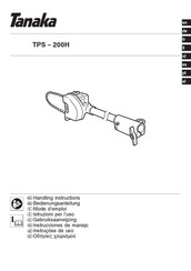 Tanaka TPS-200H Instrucciones De Manejo