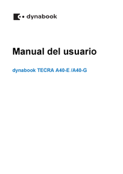 Dynabook TECRA A40-G Manual Del Usuario