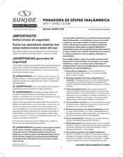 sunjoe MJ401C-XR Manual Del Operador