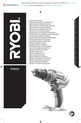 Ryobi R18PD3-225S Traducción De Las Instrucciones Originales