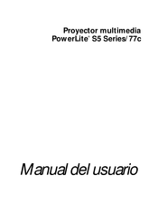 Epson PowerLite 77c Manual Del Usuario