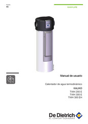 De Dietrich TWH 200 E Manual De Usuario