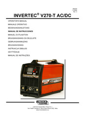 Lincoln Electric INVERTEC V270-T AC/DC Manual De Instrucciones