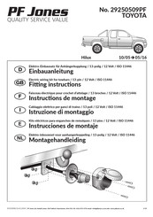 PF Jones 29250509PF Instrucciones De Montaje