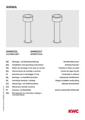 KWC ANIMA ANMX317 Instrucciones De Montaje Y Servicio