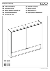 KEUCO Royal Lumos 14304 1713X1 Manual De Instrucciones De Uso