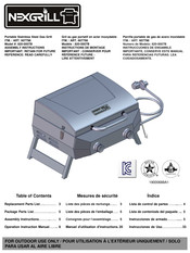 Nexgrill 607798 Instrucciones De Uso