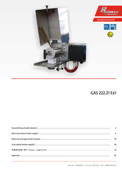 Bühler technologies GAS 222.21 Ex1 Guía Rápida