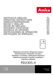 Amica FD2305.4 Instrucciones De Operación