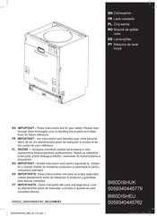 Cooke & Lewis BI60DISHEU Manual Del Usuario