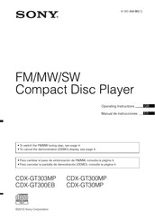 Sony CDX-GT300MP Manual De Instrucciones