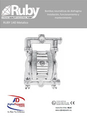 ALPHA DYNAMIC PUMPS RUBY 140 Traduccion Del Manual De Instrucciones Originale