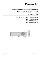 Panasonic PT-LB1U Instrucciones De Funcionamiento