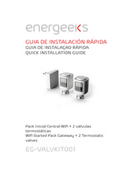 Energeeks EG-VALVKIT001 Guía De Instalación Rápida