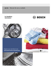 Bosch WAP24202UC Manual De Uso Y Cuidado