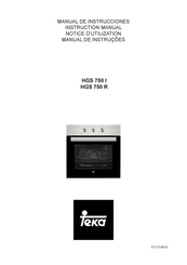Teka HGS 750 R Manual De Instrucciones